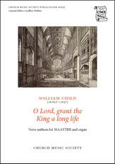 O Lord Grant the King a Long Life SSAATTBB choral sheet music cover